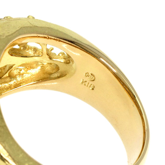 TASAKI Ring 18K Yellow Gold gold diamond Women Used Authentic
