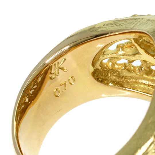 TASAKI Ring 18K Yellow Gold gold diamond Women Used Authentic