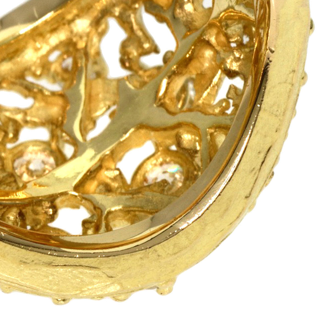 TASAKI Ring 18K Yellow Gold gold diamond Women Used Authentic