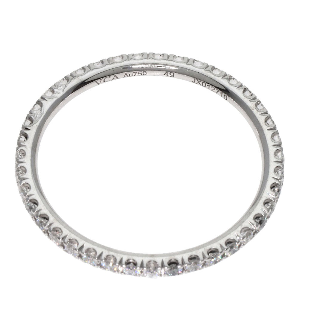 Van Cleef & Arpels Ring K18WG Silver Felicite Eternity #49