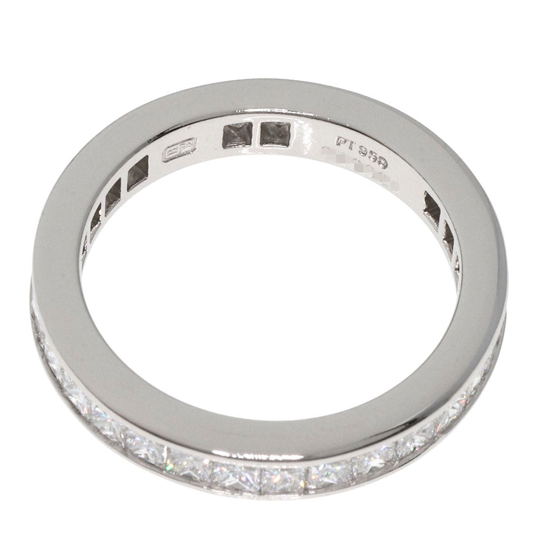 HARRY WINSTON Ring PT950 Silver Princess Eternity
