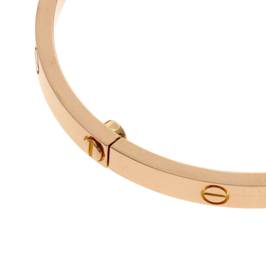 CARTIER bracelet 18K Pink Gold gold Love Bracelet SM with Driver #16