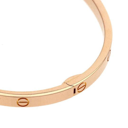 CARTIER bracelet 18K Pink Gold gold Love Bracelet SM with Driver #16