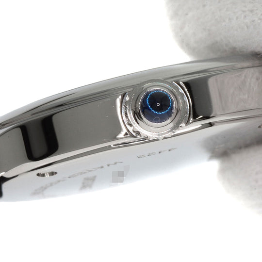 CARTIER Watches Quartz WSPN0030 Stainless Steel, Black Strap Silver Ronde Must Do Cartier 1.1" Silver dial Women Used Authentic