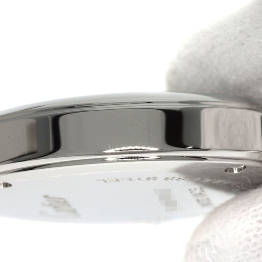 CARTIER Watches Quartz WSPN0030 Stainless Steel, Black Strap Silver Ronde Must Do Cartier 1.1" Silver dial Women Used Authentic