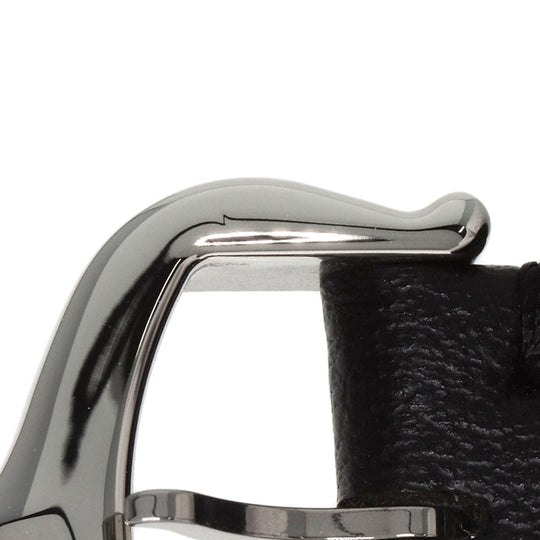 CARTIER Watches Quartz WSPN0030 Stainless Steel, Black Strap Silver Ronde Must Do Cartier 1.1" Silver dial Women Used Authentic