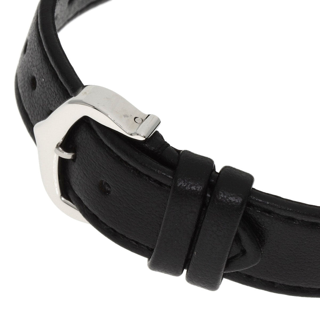 CARTIER Watches Quartz WSPN0030 Stainless Steel, Black Strap Silver Ronde Must Do Cartier 1.1" Silver dial Women Used Authentic