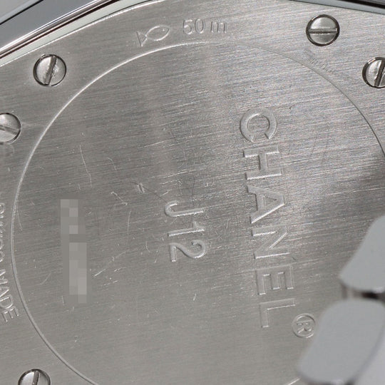 CHANEL Watches Quartz H2565 Titanium Ceramic, Titanium Ceramic, Diamond Silver J12 Chromatic 1.3" 8P Diamond gray dial Women Used Authentic