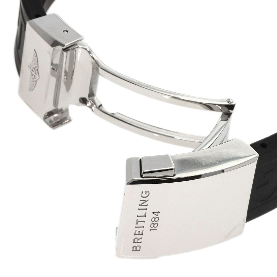 BREITLING Watches Mechanical Automatic AB0110 Stainless Steel Silver Chrono mat 44 blue dial