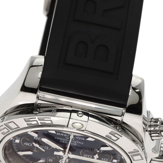 BREITLING Watches Mechanical Automatic AB0110 Stainless Steel Silver Chrono mat 44 blue dial