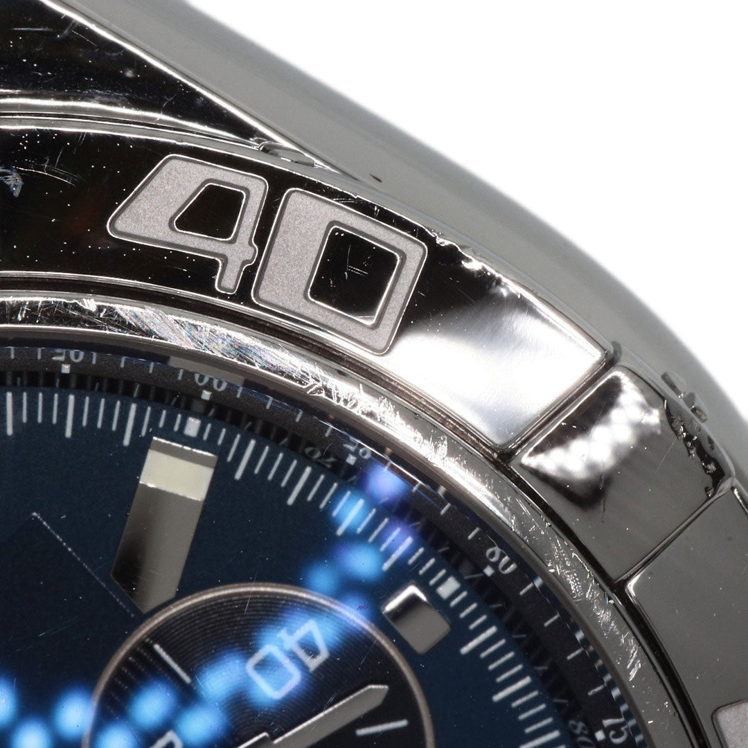 BREITLING Watches Mechanical Automatic AB0110 Stainless Steel Silver Chrono mat 44 blue dial