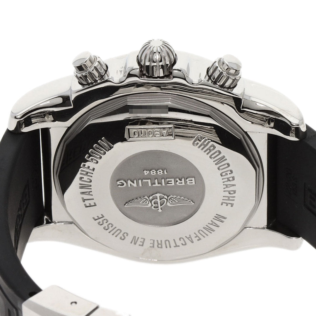 BREITLING Watches Mechanical Automatic AB0110 Stainless Steel Silver Chrono mat 44 blue dial