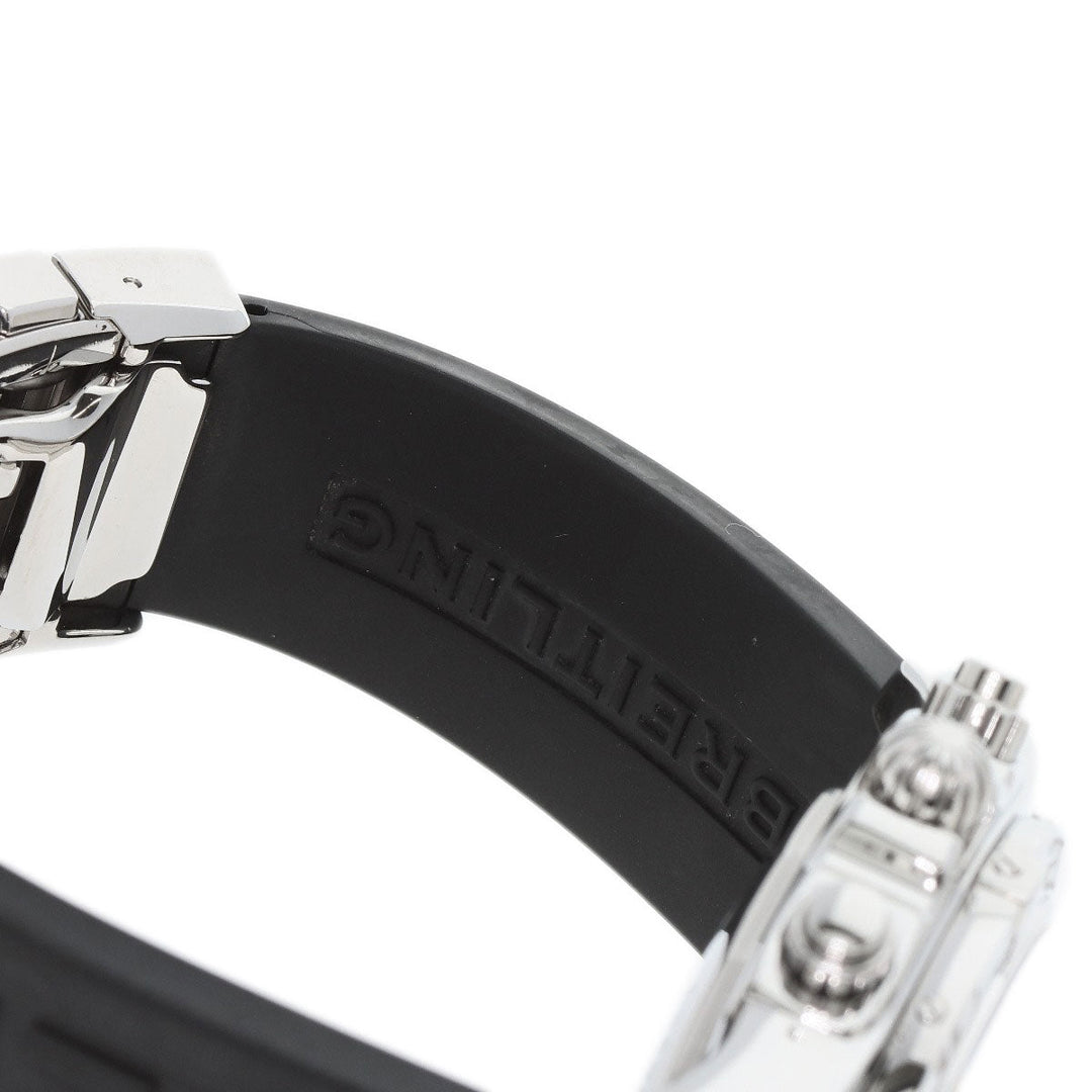 BREITLING Watches Mechanical Automatic AB0110 Stainless Steel Silver Chrono mat 44 blue dial