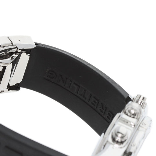 BREITLING Watches Mechanical Automatic AB0110 Stainless Steel Silver Chrono mat 44 blue dial