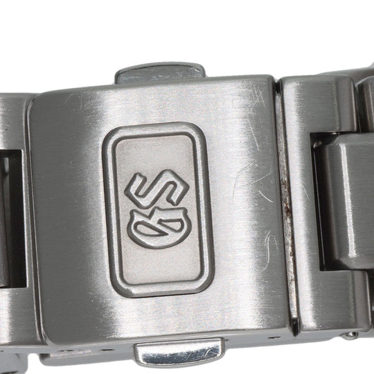 SEIKO Watches Quartz SBGF021 Stainless Steel , Stainless Steel Silver Grand Seiko Round Face black dial mens Used Authentic