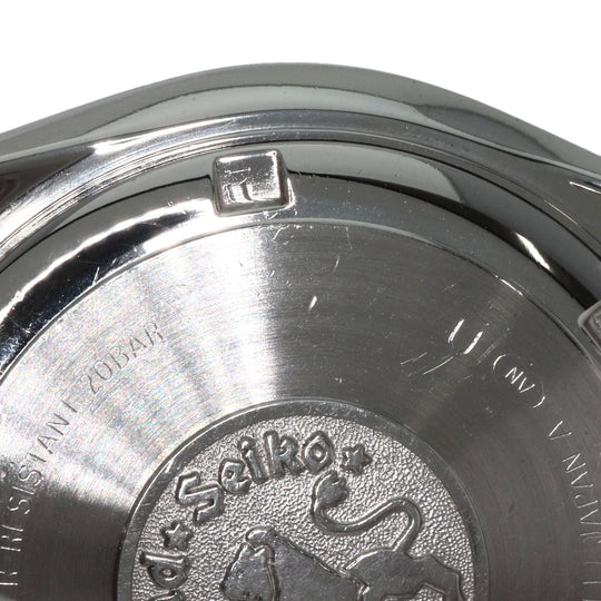 SEIKO Watches Quartz SBGF021 Stainless Steel , Stainless Steel Silver Grand Seiko Round Face black dial mens Used Authentic