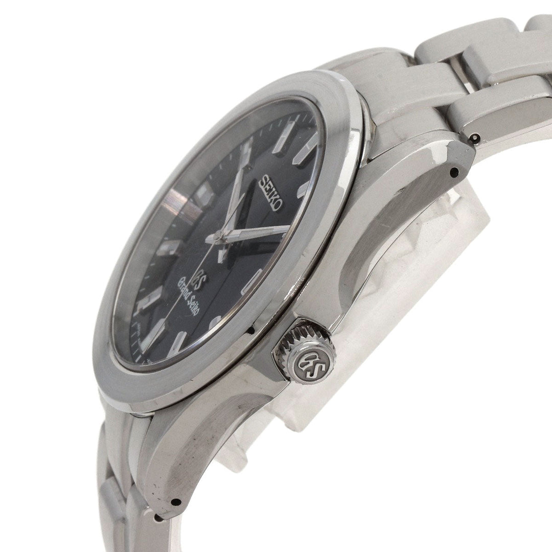 SEIKO Watches Quartz SBGF021 Stainless Steel , Stainless Steel Silver Grand Seiko Round Face black dial mens Used Authentic