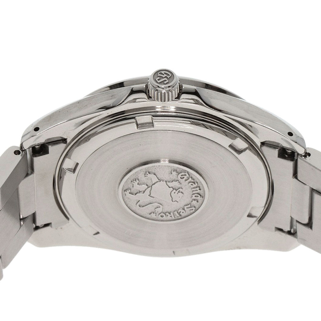 SEIKO Watches Quartz SBGF021 Stainless Steel , Stainless Steel Silver Grand Seiko Round Face black dial mens Used Authentic