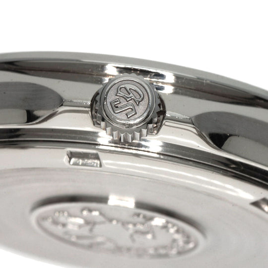 SEIKO Watches Quartz SBGF021 Stainless Steel , Stainless Steel Silver Grand Seiko Round Face black dial mens Used Authentic