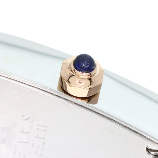 CARTIER Watches Quartz W51027Q4 Stainless Steel , SSxK18PG gold Tank francaise SM Pink shell dial Women Used Authentic
