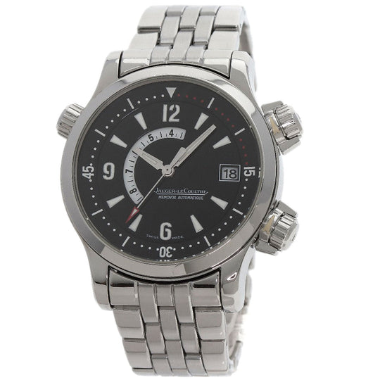 JAEGER-LECOULTRE Watches Mechanical Automatic 146.8.97 Stainless Steel , Stainless Steel Silver Master compressor memo box black dial mens Used Authentic