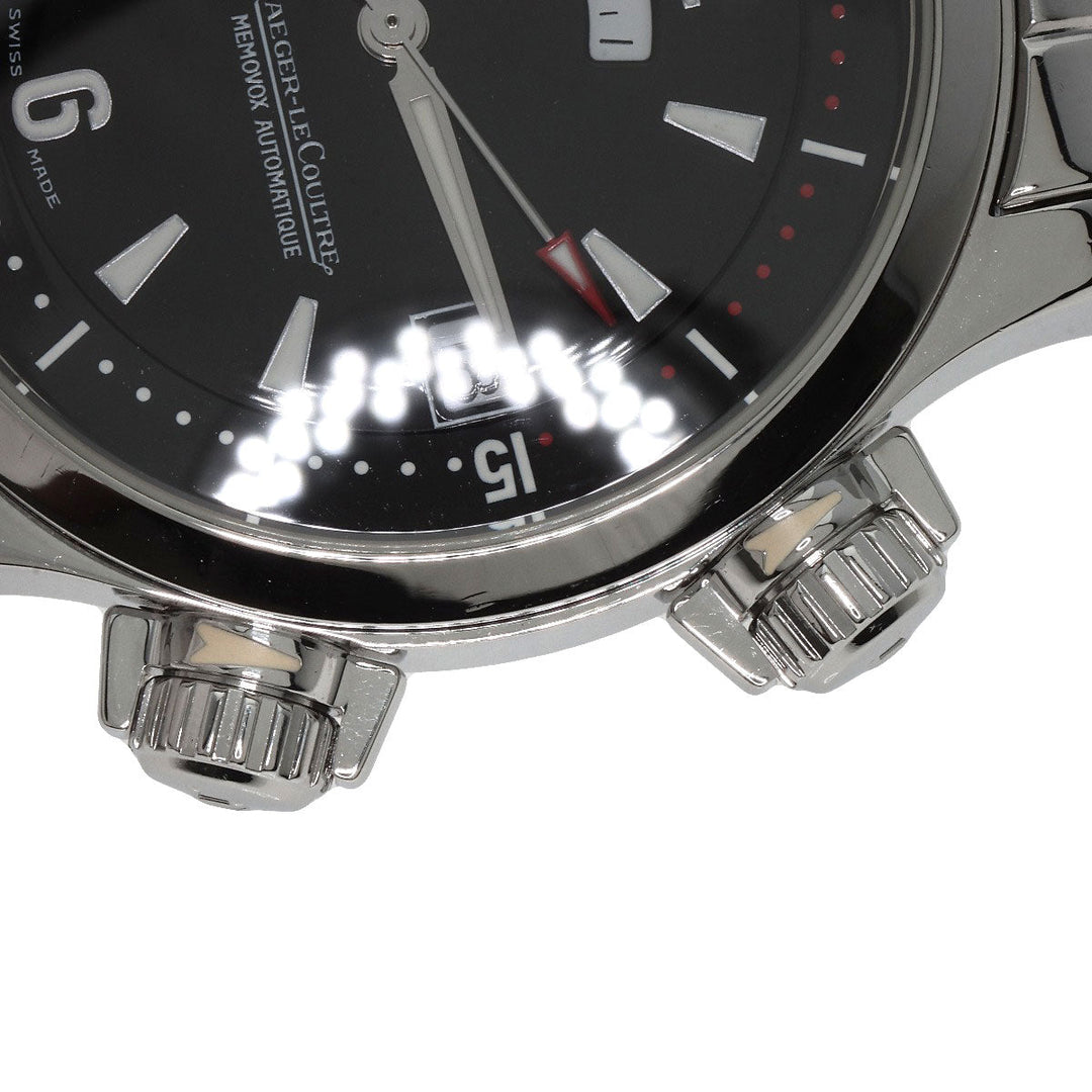 JAEGER-LECOULTRE Watches Mechanical Automatic 146.8.97 Stainless Steel , Stainless Steel Silver Master compressor memo box black dial mens Used Authentic