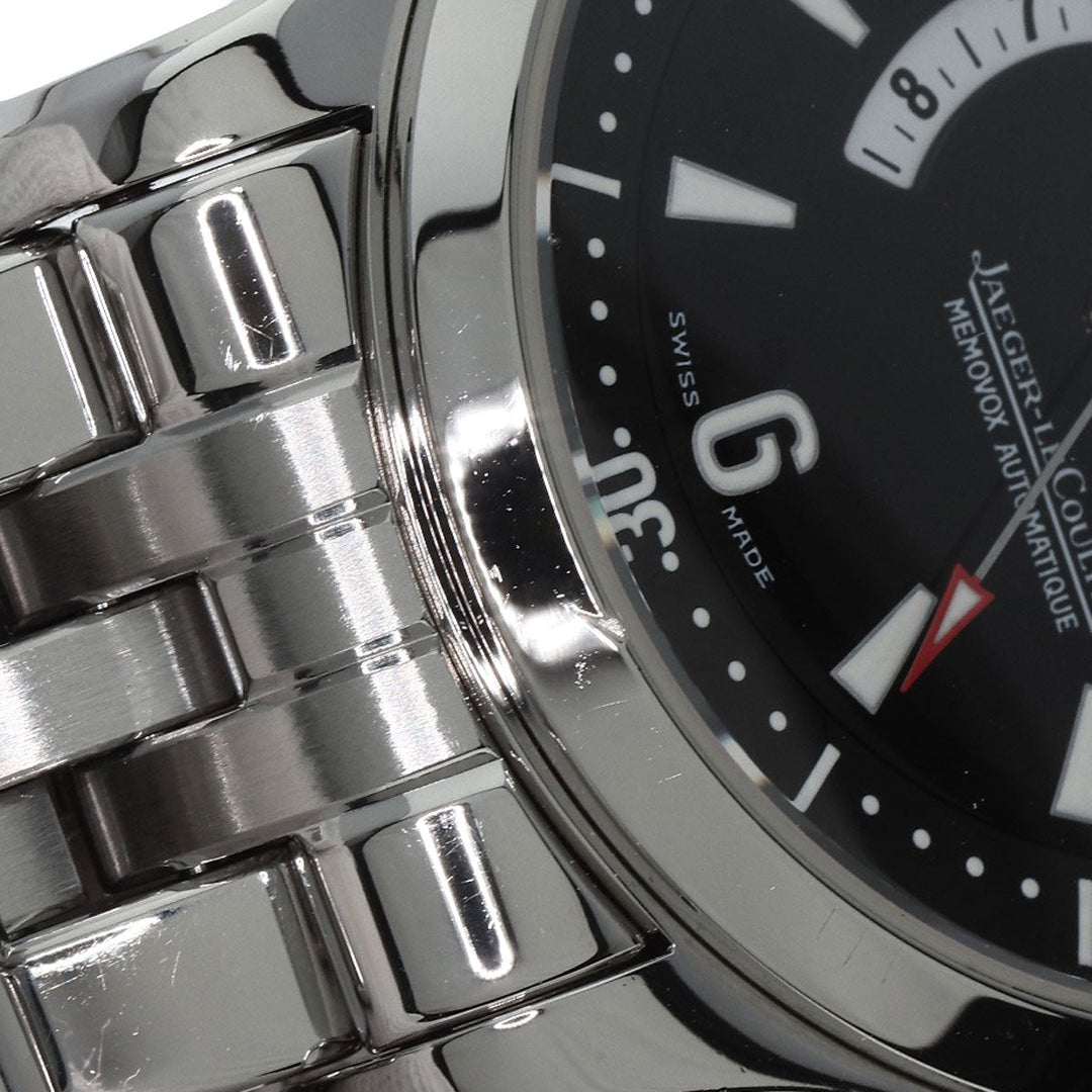 JAEGER-LECOULTRE Watches Mechanical Automatic 146.8.97 Stainless Steel , Stainless Steel Silver Master compressor memo box black dial mens Used Authentic