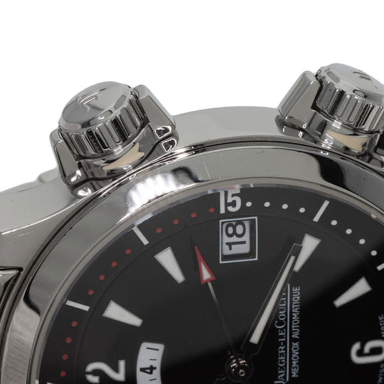 JAEGER-LECOULTRE Watches Mechanical Automatic 146.8.97 Stainless Steel , Stainless Steel Silver Master compressor memo box black dial mens Used Authentic