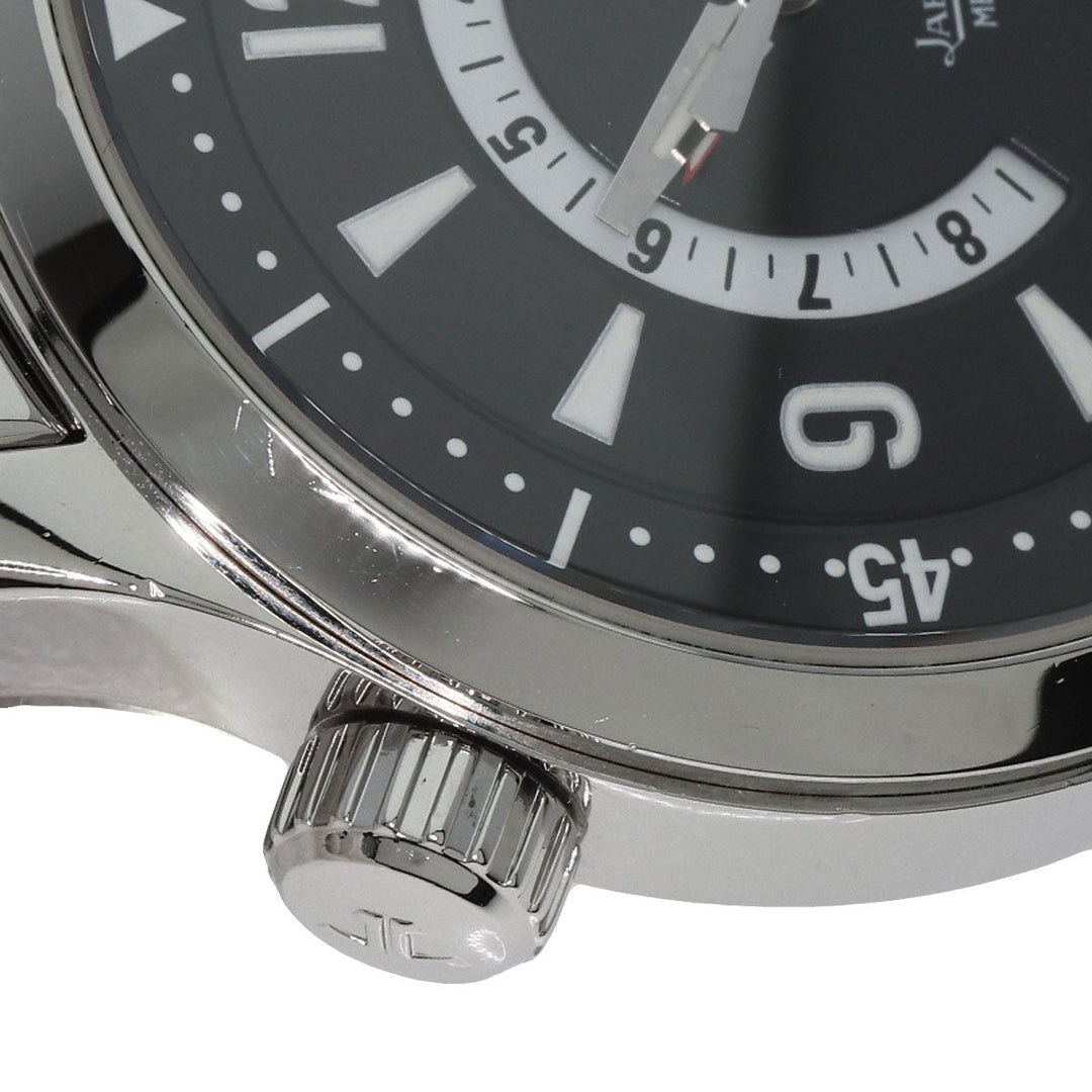 JAEGER-LECOULTRE Watches Mechanical Automatic 146.8.97 Stainless Steel , Stainless Steel Silver Master compressor memo box black dial mens Used Authentic