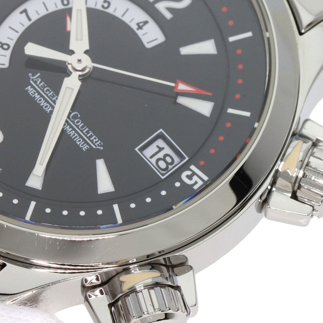 JAEGER-LECOULTRE Watches Mechanical Automatic 146.8.97 Stainless Steel , Stainless Steel Silver Master compressor memo box black dial mens Used Authentic