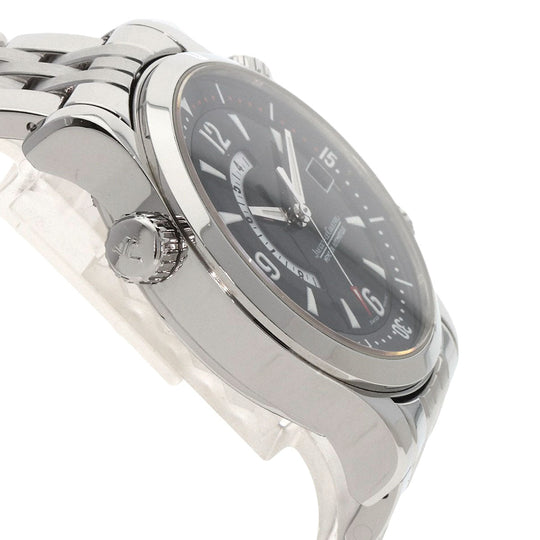 JAEGER-LECOULTRE Watches Mechanical Automatic 146.8.97 Stainless Steel , Stainless Steel Silver Master compressor memo box black dial mens Used Authentic