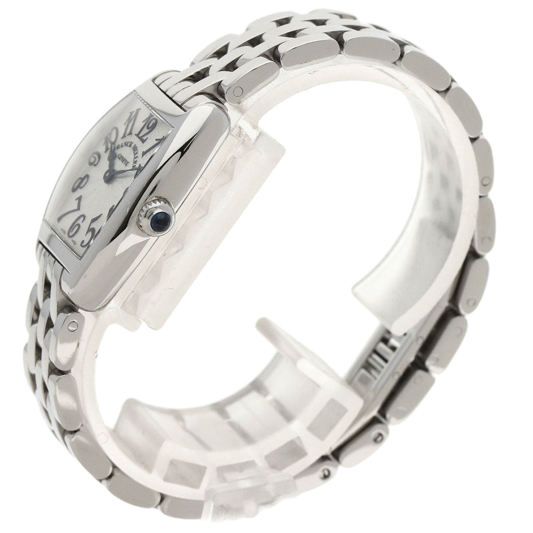 FRANCK MULLER Watches Quartz 2251QZ Stainless Steel , Stainless Steel Silver Tono Carbex Intermidier Silver dial Women Used Authentic