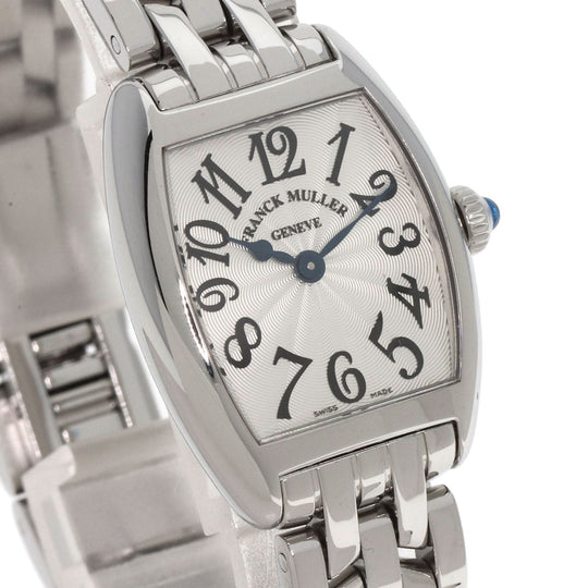 FRANCK MULLER Watches Quartz 2251QZ Stainless Steel , Stainless Steel Silver Tono Carbex Intermidier Silver dial Women Used Authentic