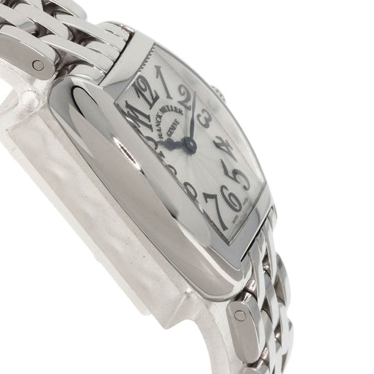 FRANCK MULLER Watches Quartz 2251QZ Stainless Steel , Stainless Steel Silver Tono Carbex Intermidier Silver dial Women Used Authentic
