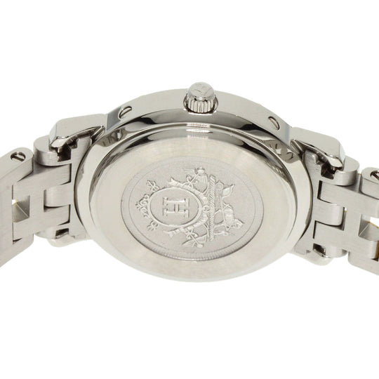 HERMES Watches Quartz CL4.220 Stainless Steel gold Clipper black dial