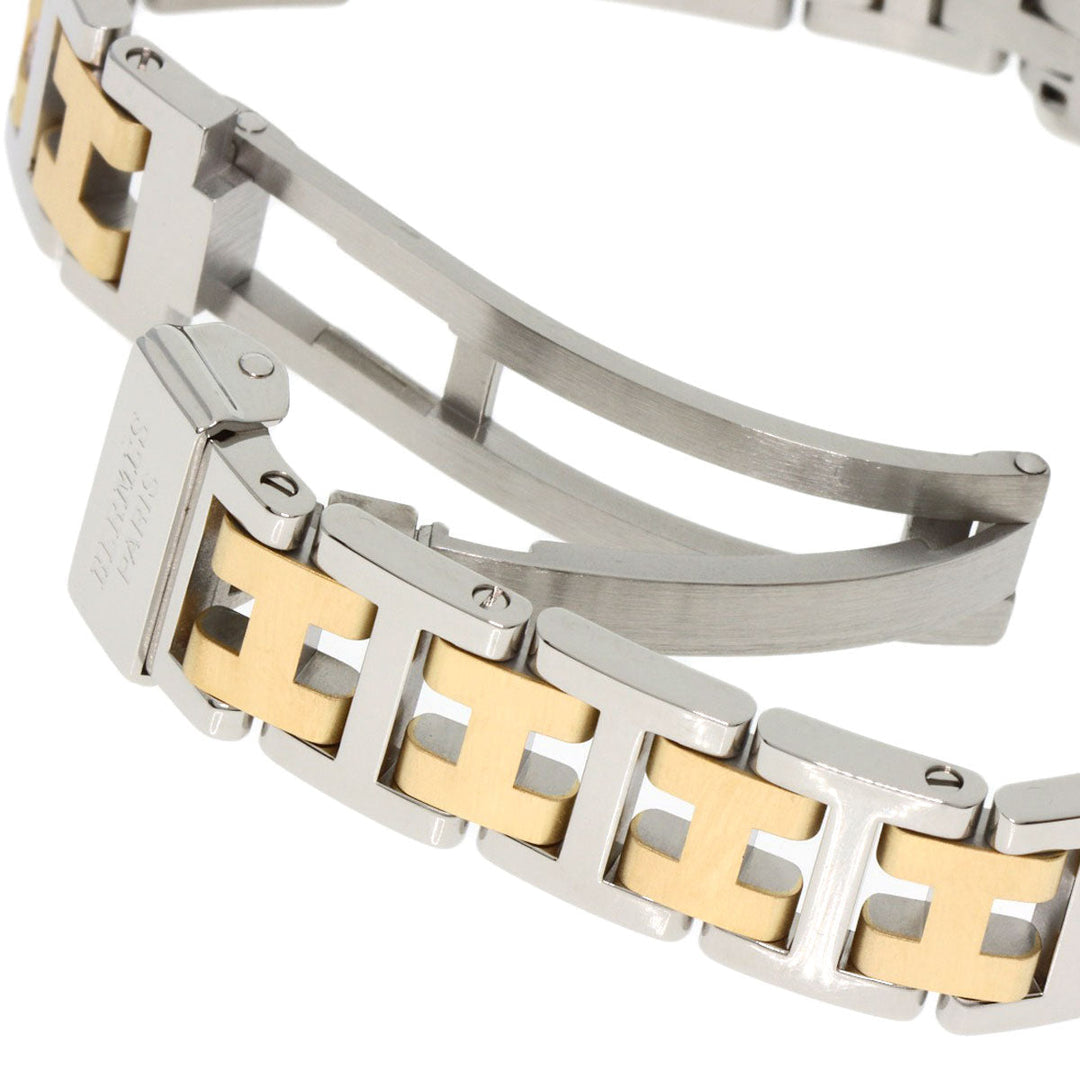 HERMES Watches Quartz CL4.220 Stainless Steel gold Clipper black dial