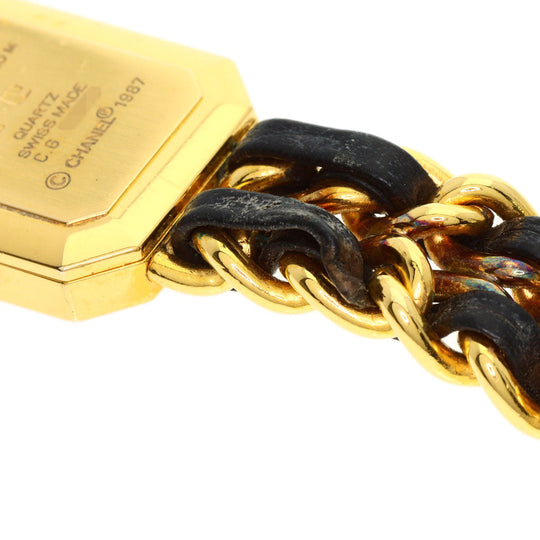 CHANEL Watches Quartz H0001 Gold Plated gold Premiere M black dial