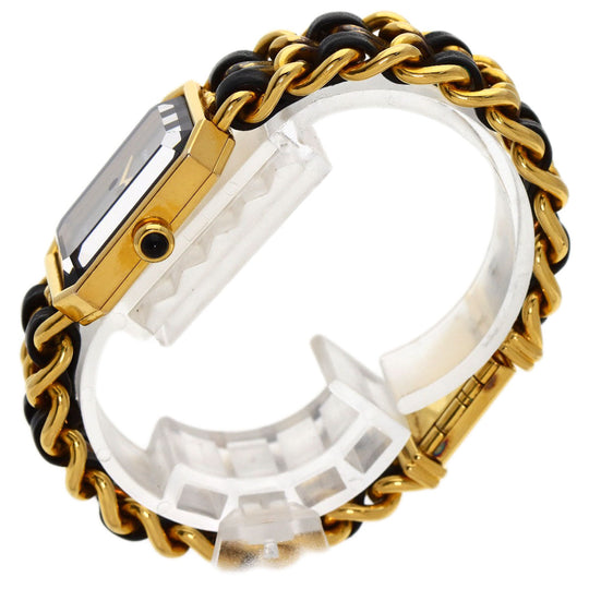 CHANEL Watches Quartz H0001 Gold Plated gold Premiere M black dial