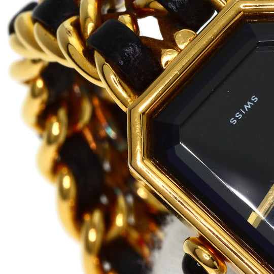 CHANEL Watches Quartz H0001 Gold Plated gold Premiere M black dial