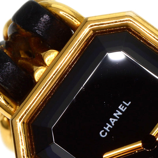 CHANEL Watches Quartz H0001 Gold Plated gold Premiere M black dial