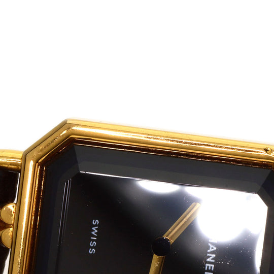 CHANEL Watches Quartz H0001 Gold Plated gold Premiere M black dial