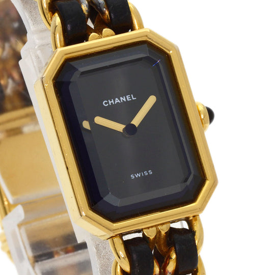 CHANEL Watches Quartz H0001 Gold Plated gold Premiere M black dial
