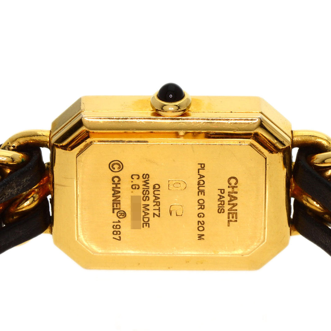 CHANEL Watches Quartz H0001 Gold Plated gold Premiere M black dial
