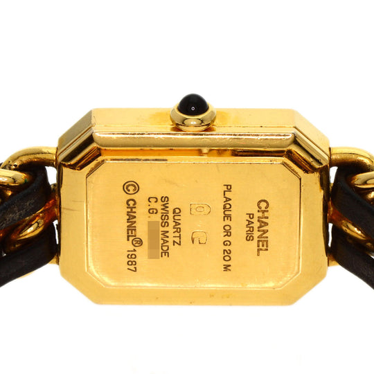 CHANEL Watches Quartz H0001 Gold Plated gold Premiere M black dial