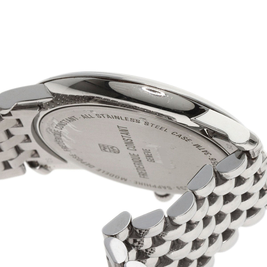 FREDERIQUE CONSTANT Watches Quartz FC200/220/235/245X4S25/6 Stainless Steel , Stainless Steel Silver Small Second Date Silver dial mens Used Authentic