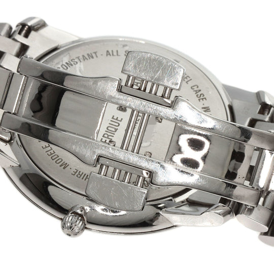 FREDERIQUE CONSTANT Watches Quartz FC200/220/235/245X4S25/6 Stainless Steel , Stainless Steel Silver Small Second Date Silver dial mens Used Authentic