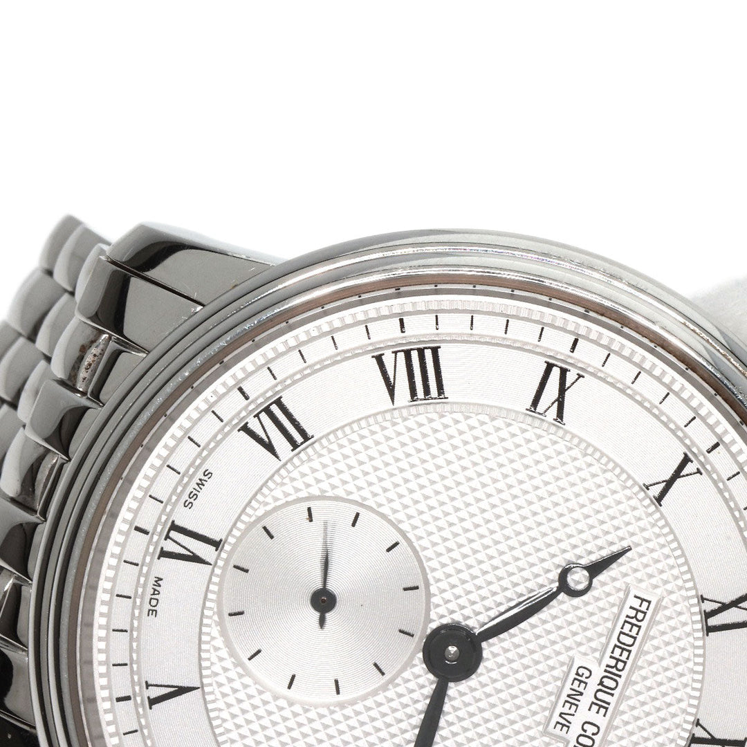 FREDERIQUE CONSTANT Watches Quartz FC200/220/235/245X4S25/6 Stainless Steel , Stainless Steel Silver Small Second Date Silver dial mens Used Authentic
