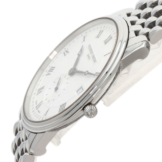 FREDERIQUE CONSTANT Watches Quartz FC200/220/235/245X4S25/6 Stainless Steel , Stainless Steel Silver Small Second Date Silver dial mens Used Authentic