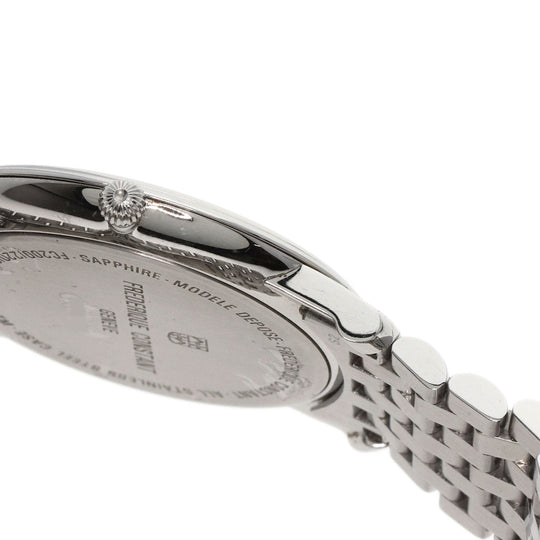 FREDERIQUE CONSTANT Watches Quartz FC200/220/235/245X4S25/6 Stainless Steel , Stainless Steel Silver Small Second Date Silver dial mens Used Authentic
