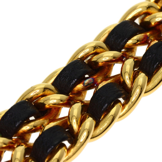 CHANEL Watches Quartz H0001 Gold Plated, Leather xGP gold Premiere black dial Women Used Authentic